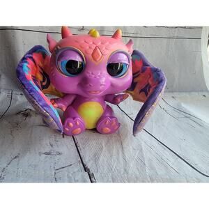 FurReal Moodwings Baby Dragon Interactive Pet Toy Animated Sounds Works